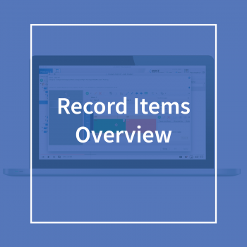 Record Items Overview