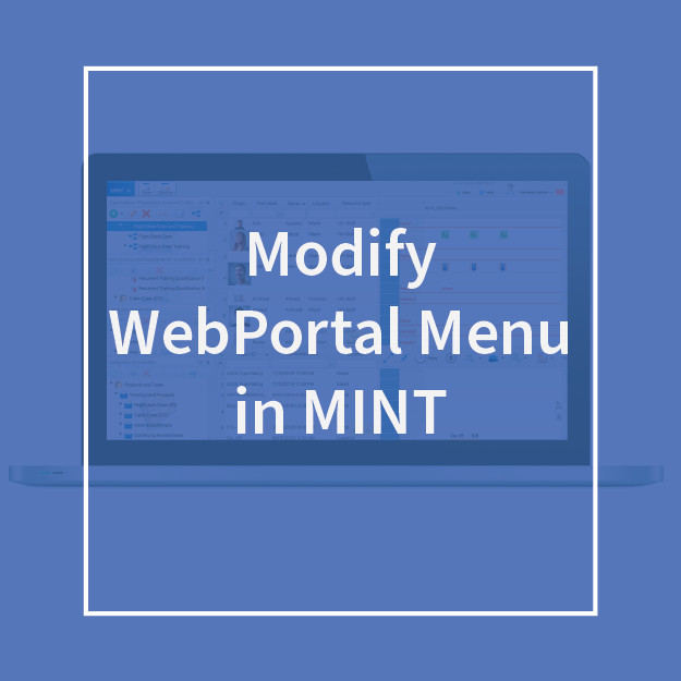 Modify WebPortal Menu in MINT