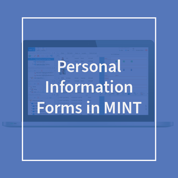Personal Information Forms in MINT