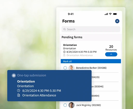 Electronic Forms and Grading