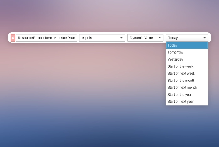 Dynamic Report Values