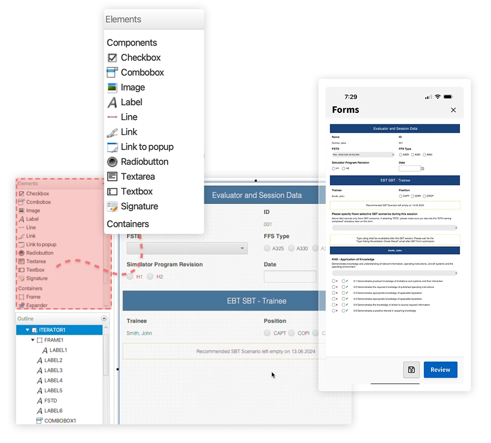 MINT TMS - Digital Training Forms with No Coding