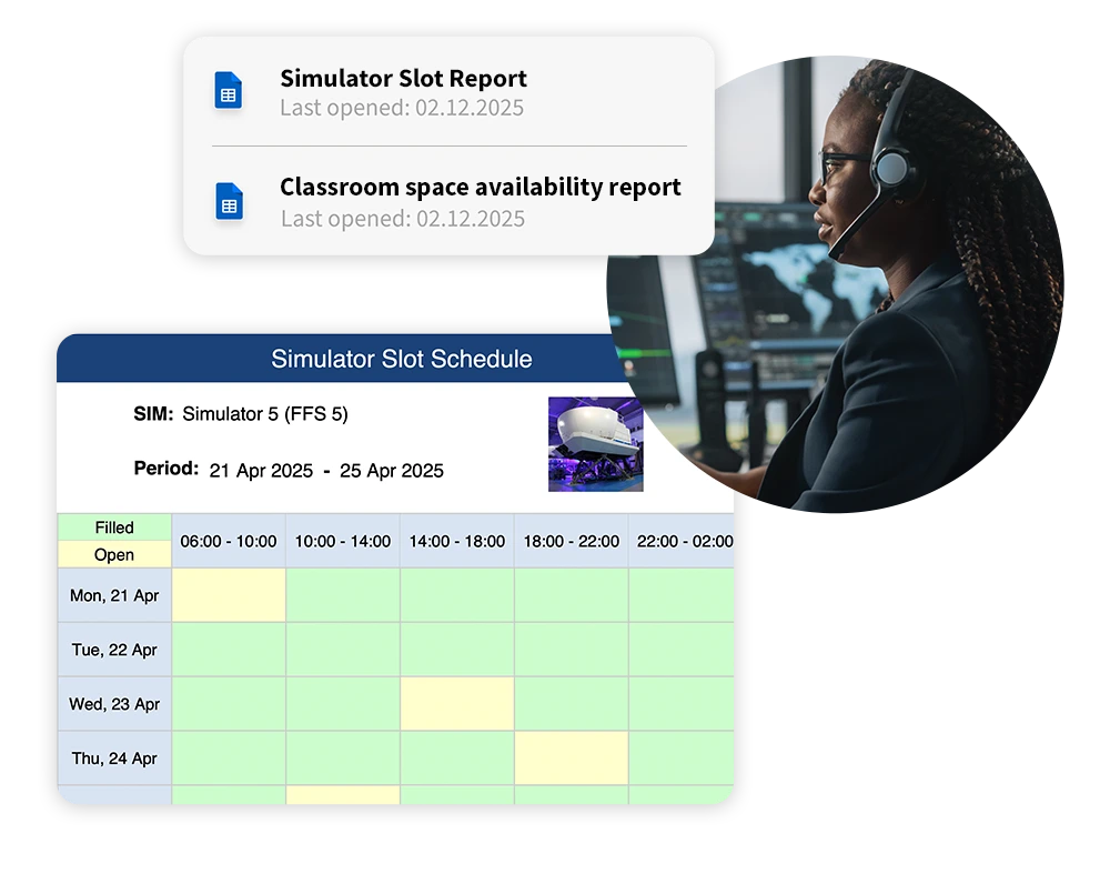 Training Management System for Air Traffic Controllers