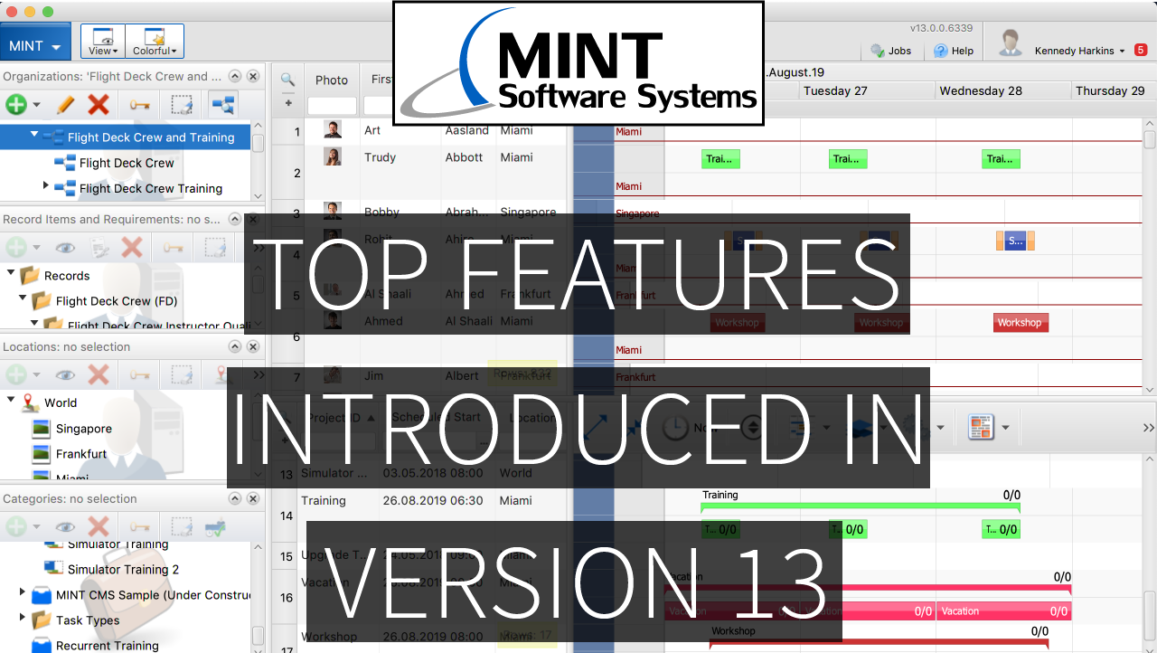 Introducing: MINT TMS Version 13